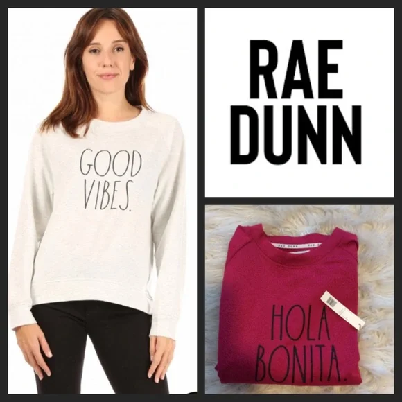 NWT Rae Dunn “Hola Bonita” Sweatshirt - Picture 2 of 5